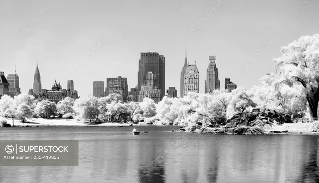 USA, New York State, New York City, Skyline view looking South from Central Park