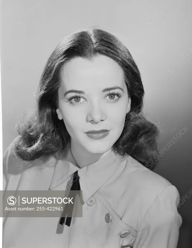 Studio portrait of young woman