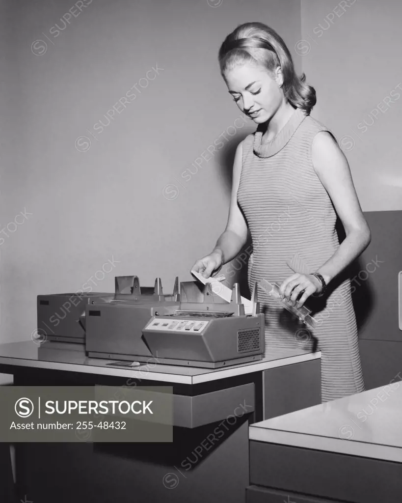 Businesswoman working in an office