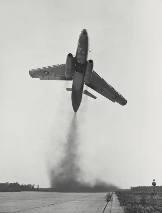 Vintage photograph. Martin XB-51