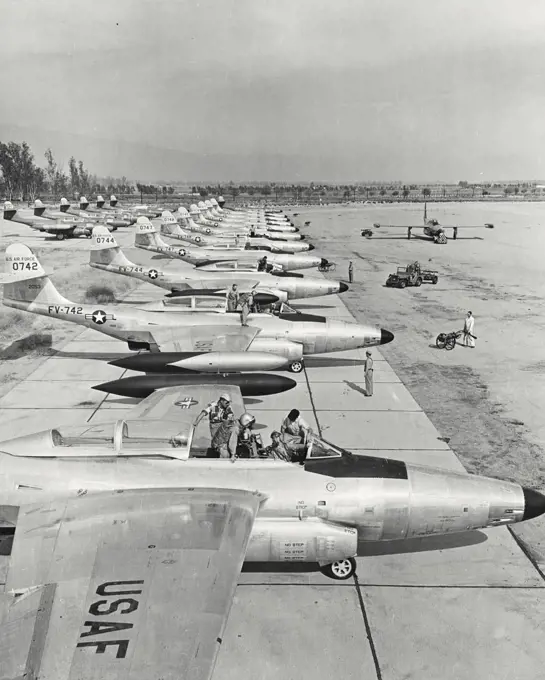 Vintage photograph. Scorpion F - 89s