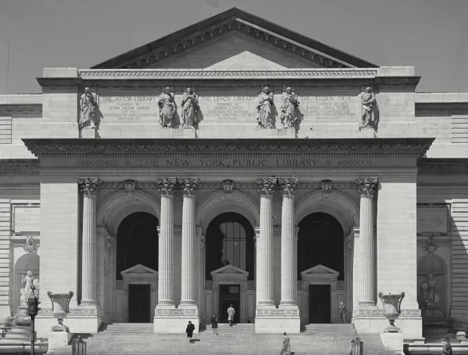 Vintage photograph. New York Public library