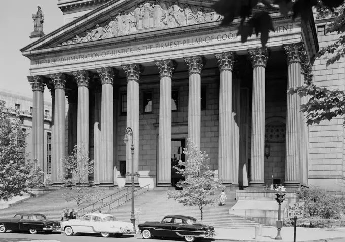 USA, New York State, New York City, Supreme Court building of New York County