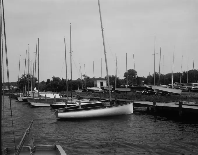 USA, New York, Long Island, Amityville, Narrasketuck Yacht Club