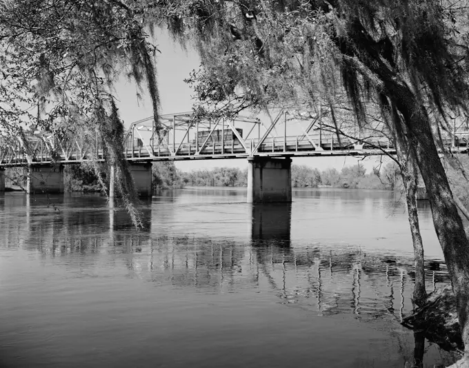 USA, Florida, Bridge across Suwannee River