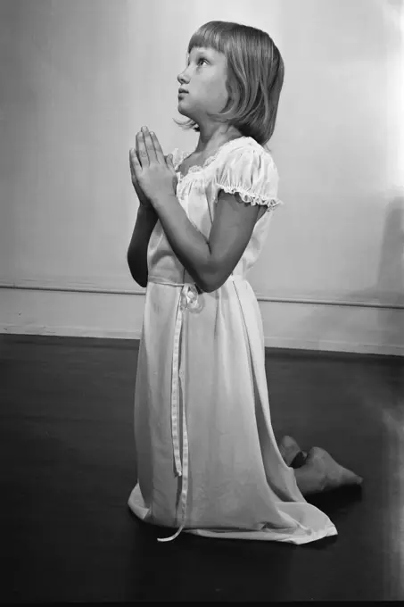 Girl praying