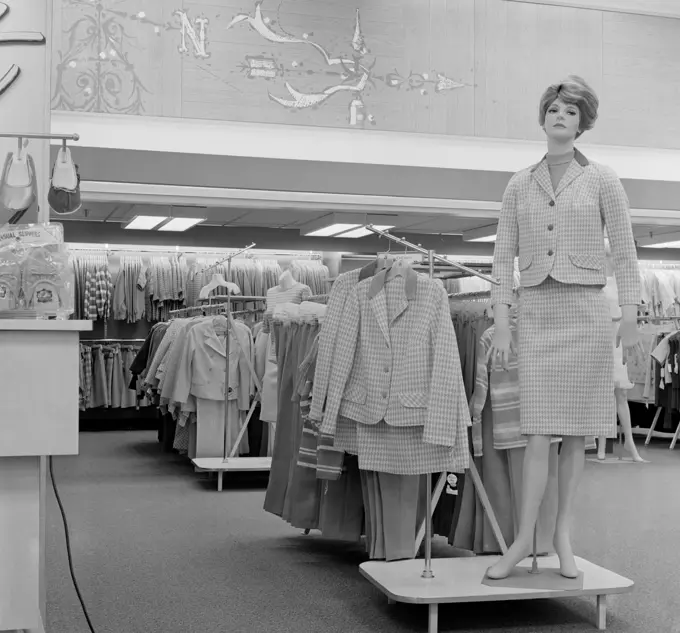 Mannequin in a clothing store