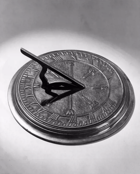 Close-up of a sundial