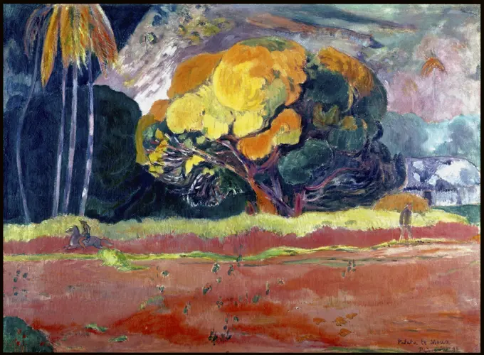 The Big Tree 1899 Paul Gauguin (1848-1903/French)Hermitage Museum, St. Petersburg 