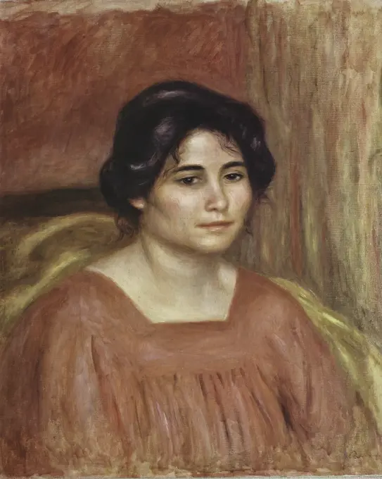 Title Unknown (Portrait of a Woman)  Pierre Auguste Renoir (1841-1919/French) 