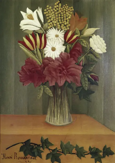 Vase of Flowers Henri Rousseau (le Douanier) (1844-1910 French) William S. Paley Collection 