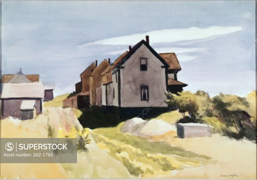 Group of Houses by Edward Hopper, 1882-1967