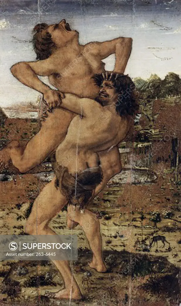 Hercules & Antaeus Piero del Pollaiolo (1443-1496 Italian) Galleria degli Uffizi, Florence, Italy