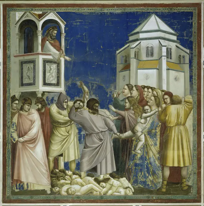 Massacre of the Innocents Giotto di Bondone (c.1266-1337/Italian) Fresco  Arena Chapel, Padua, Italy