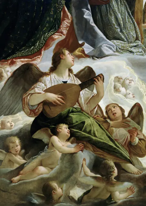 Trinity with Saints Ursula and Margaret  (Detail)  1619  Vianino (Antonio Maria Viani) 1555/1560-1629 /Italian  Palazzo Ducale, Mantua 