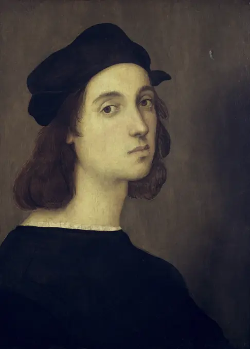 Self Portrait 1506 Raphael (1483-1520/Italian) Oil on wood panel Galleria degli Uffizi, Florence, Italy 