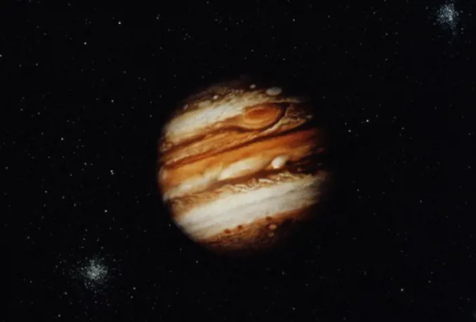 Close-up of Jupiter