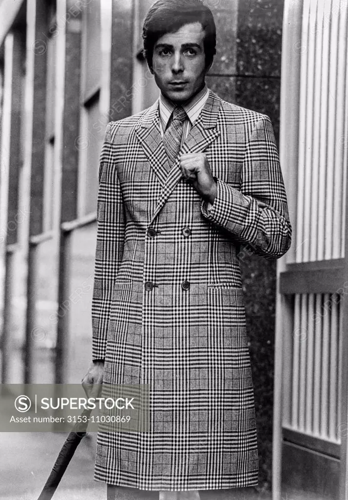 man 1970's style, model during a photo shoot