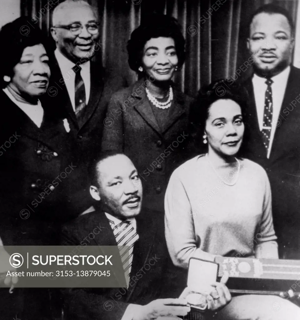 martin luther king, coretta king, martin luther king senior, 1969