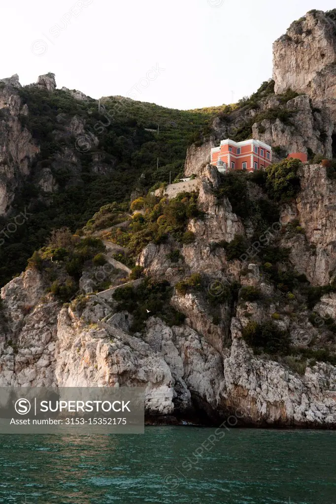 faro di capo d'orso, maiori, costiera amalfitana, italia