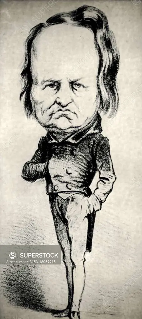 victor hugo, caricatura, 1859