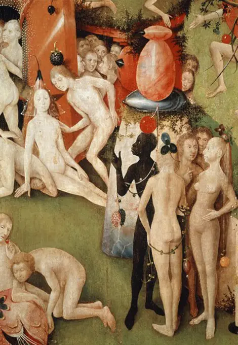 Garden Of Earthly Delights - Detail #4 C.1505 Hieronymus Bosch (ca.1450-1516 Netherlandish) Museo del Prado, Madrid, Spain