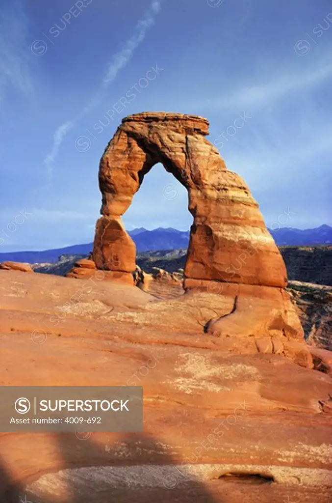 Eroded rock formations, Arches National Park, Utah, USA