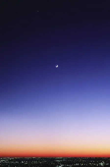 Sky at sunset, Phoenix, Maricopa County, Arizona, USA