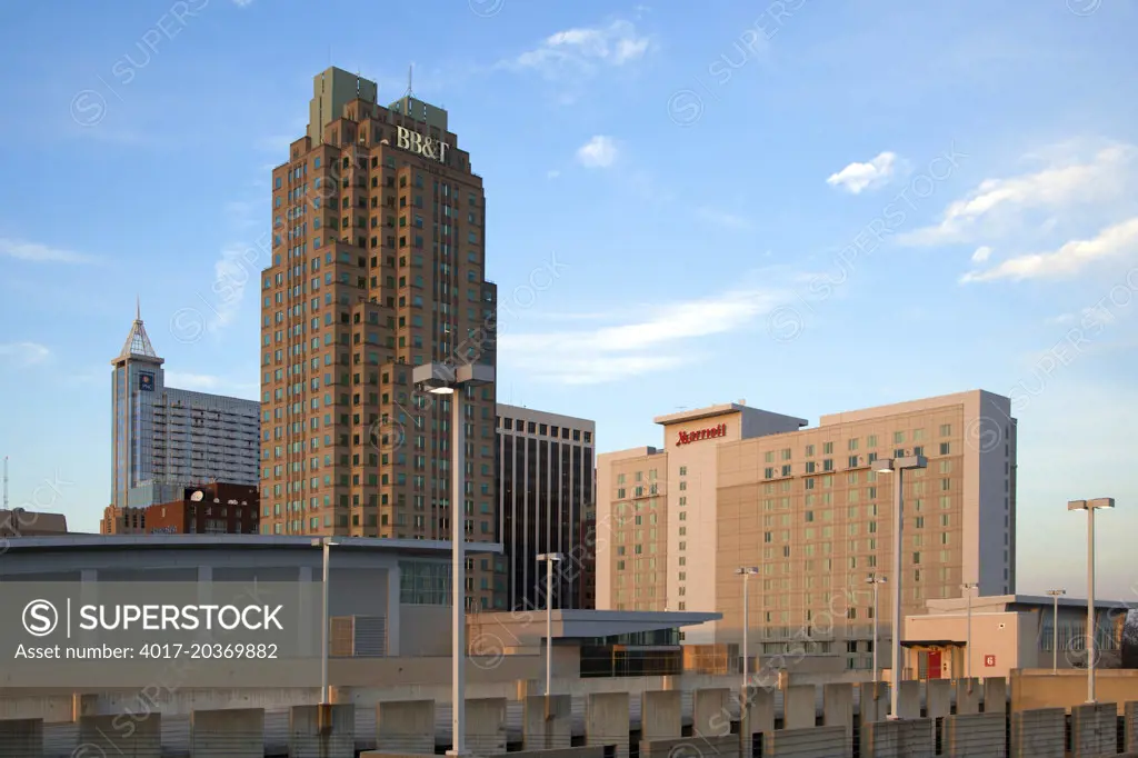 Two Hannover Square and Marriott in downtown Raleigh