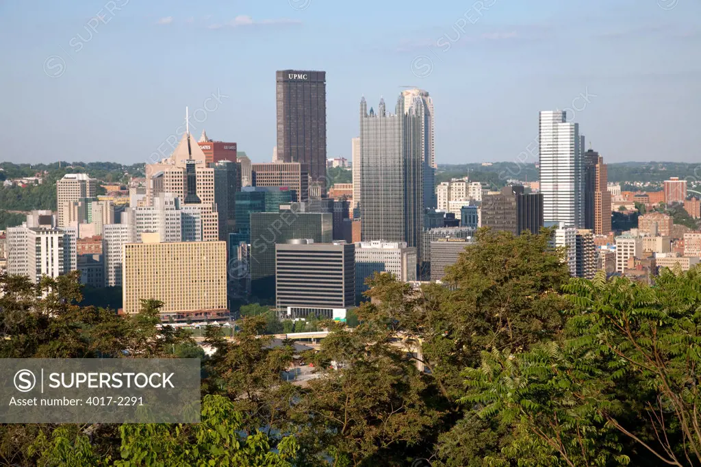 Pittsburgh Skyline from Grand View Park on Mt Washington