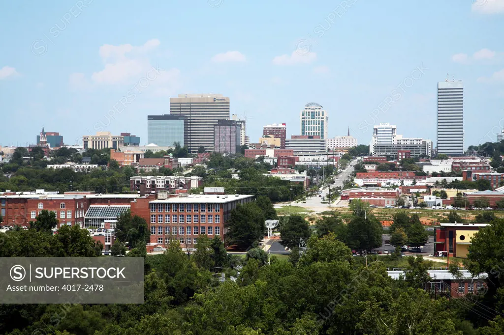 Skyscrapers in a city, Columbia, South Carolina, USA