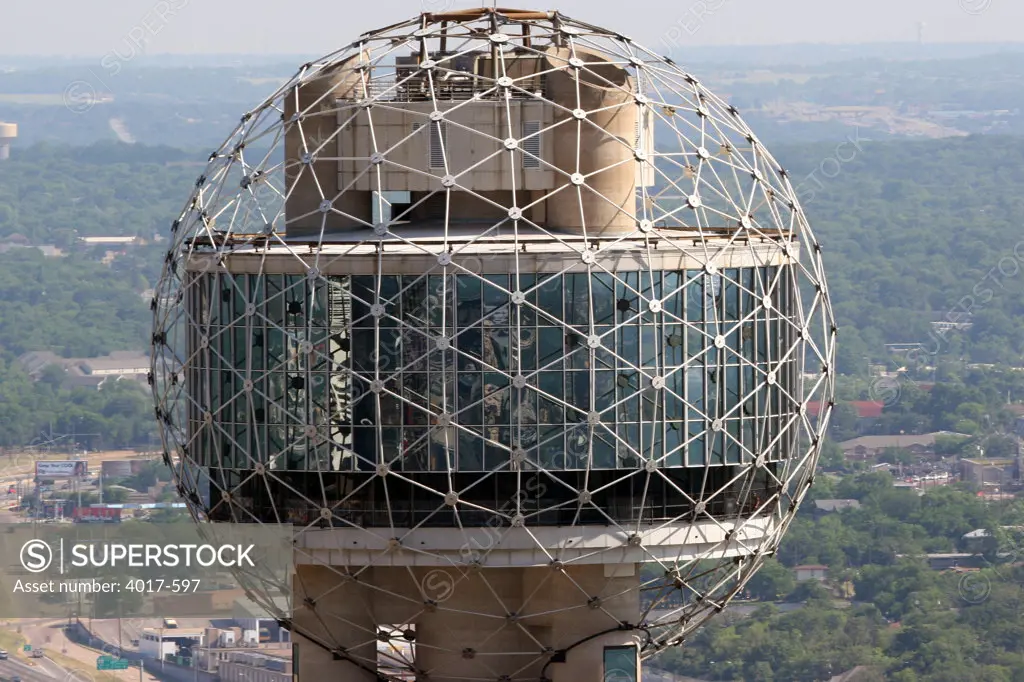 Reunion Tower observation deck, Dallas