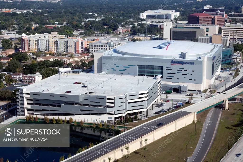 Aerial of Amway Center, Orlando