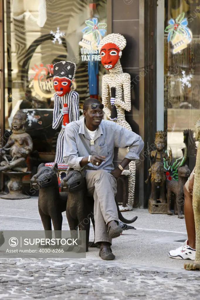 African Market Vendor