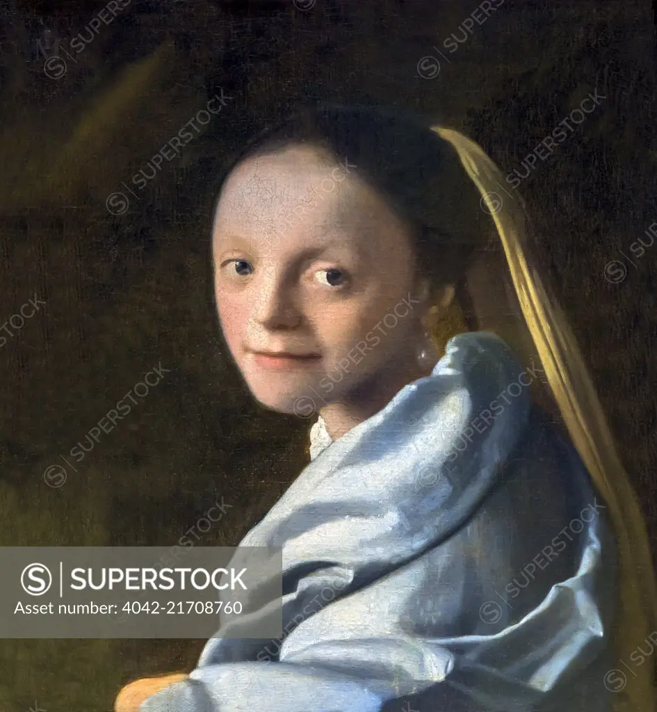 Study of a Young Woman, Johannes Vermeer, circa 1665-1667, Metropolitan Museum of Art, Manhattan, New York City, USA, North America