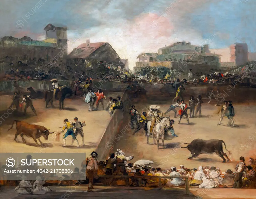 Bullfight in a Divided Ring, Francisco Goya, Metropolitan Museum of Art, Manhattan, New York City, USA, North America