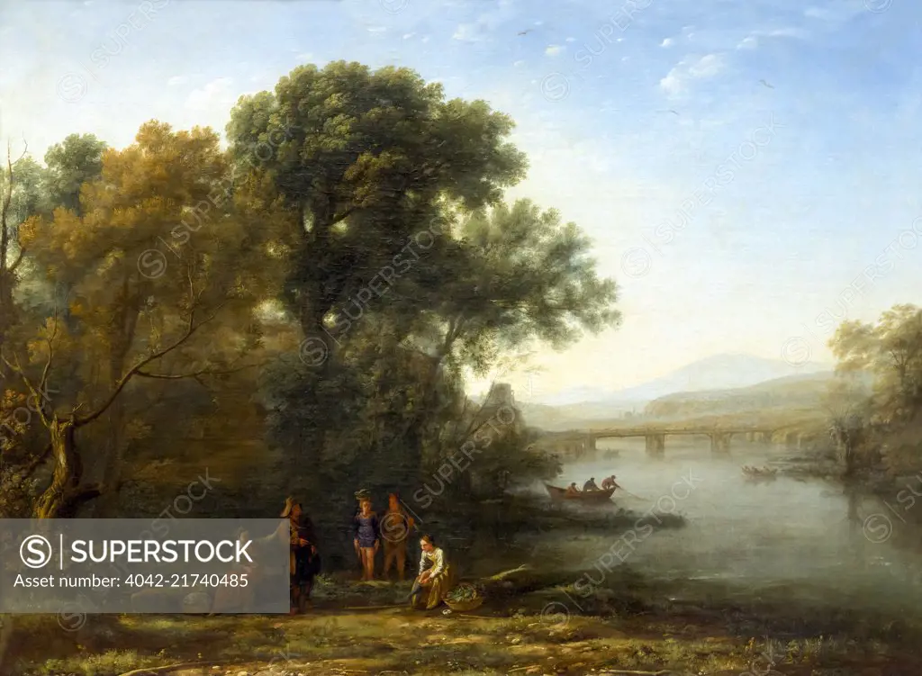 The Ford, Claude Lorrain, circa 1636, Metropolitan Museum of Art, Manhattan, New York City, USA, North America