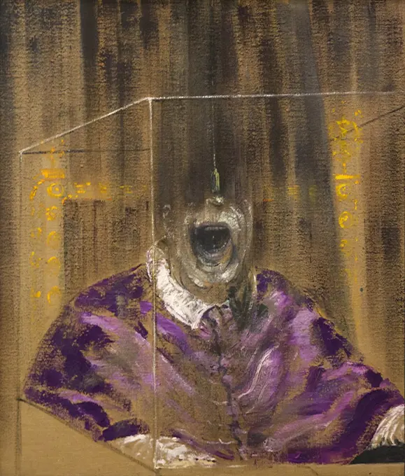 Head VI, by Francis Bacon, 1949, Manchester City Art Gallery, Manchester, England, UK, GB