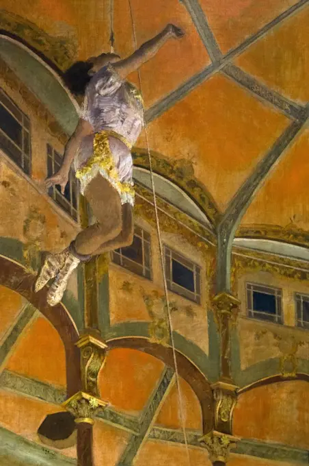 Miss La La at the Cirque Fernando, by Edgar Degas, 1879, National Gallery, London, England, UK, GB, Europe