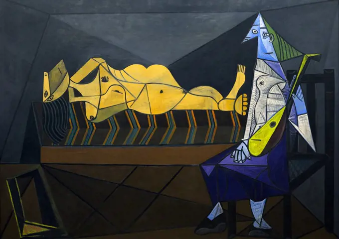 The Dawn, L'Aubade, by Pablo Picasso, 1942, Centre Pompidou, Paris, France, Europe