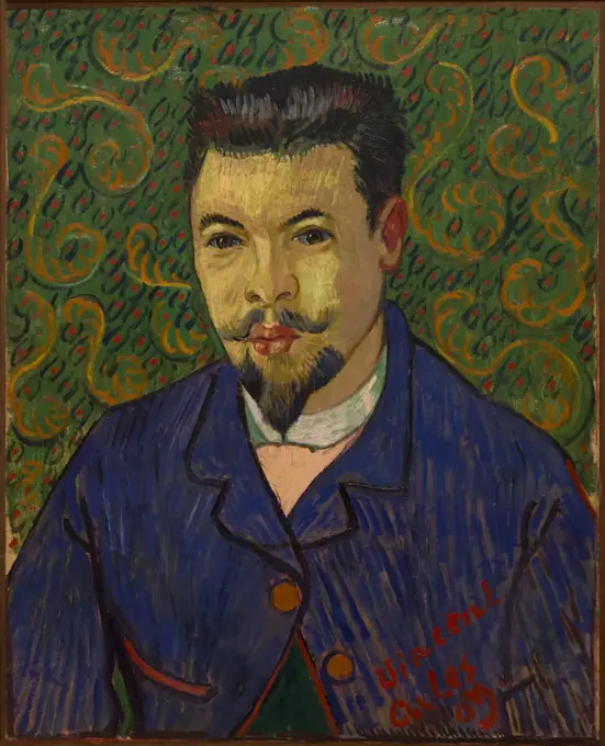 Portrait of Doctor Felix Rey, by Vincent van Gogh, 1889, Europe