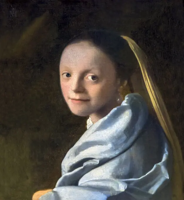 Study of a Young Woman, Johannes Vermeer, circa 1665-1667, Metropolitan Museum of Art, Manhattan, New York City, USA, North America