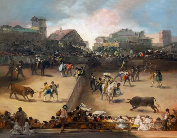 Bullfight in a Divided Ring, Francisco Goya, Metropolitan Museum of Art, Manhattan, New York City, USA, North America