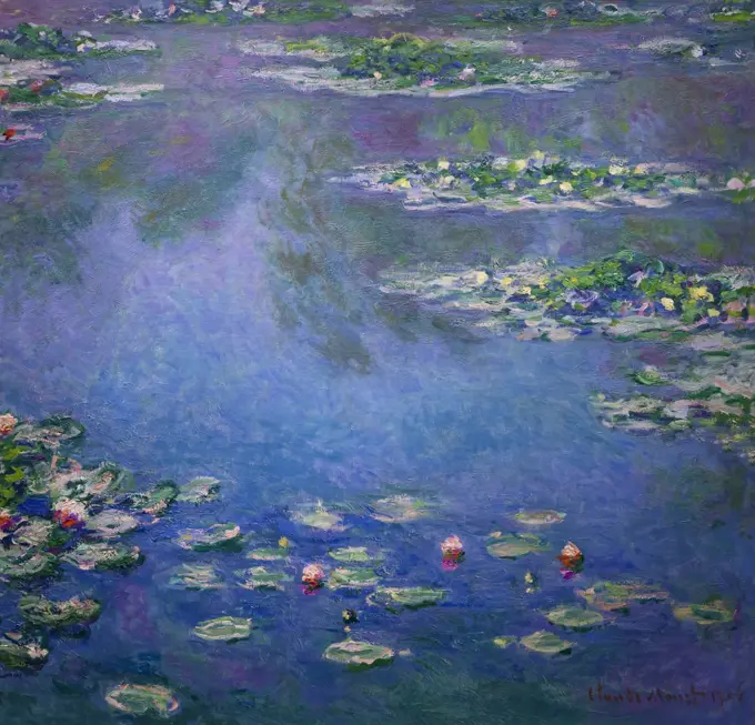 Water Lilies, Claude Monet, 1906,Art Institute of Chicago, Chicago, Illinois, USA, North America,