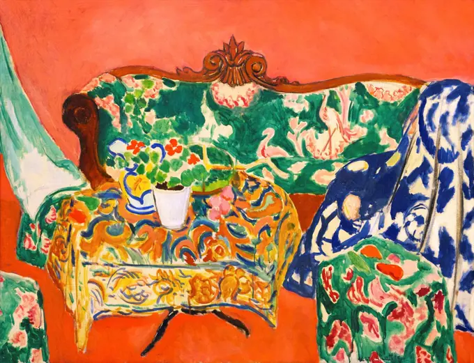 Russia, Saint Petersburg, State Hermitage Museum, Spanish still life, by Henri Matisse, 1910