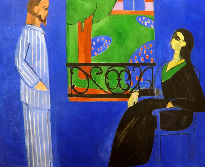 Russia, Saint Petersburg, State Hermitage Museum, Conversation, by Henri Matisse, 1909-1912