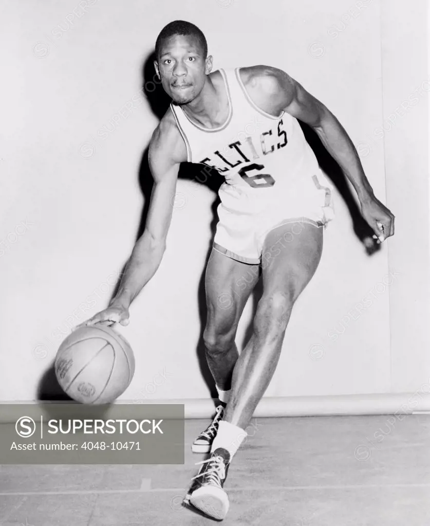 Bill Russell in his Boston Celtics uniform in 1958.