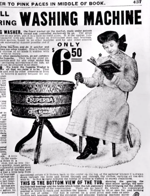 Superba Washing Machine advertisement