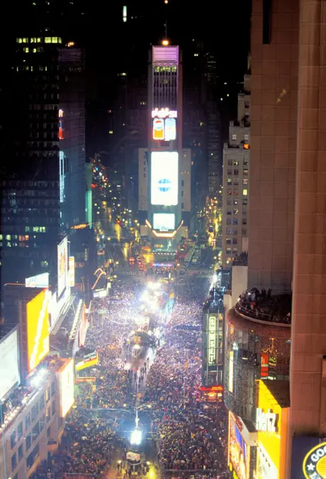 New Year's Eve, Times Square, Manhattan, New York