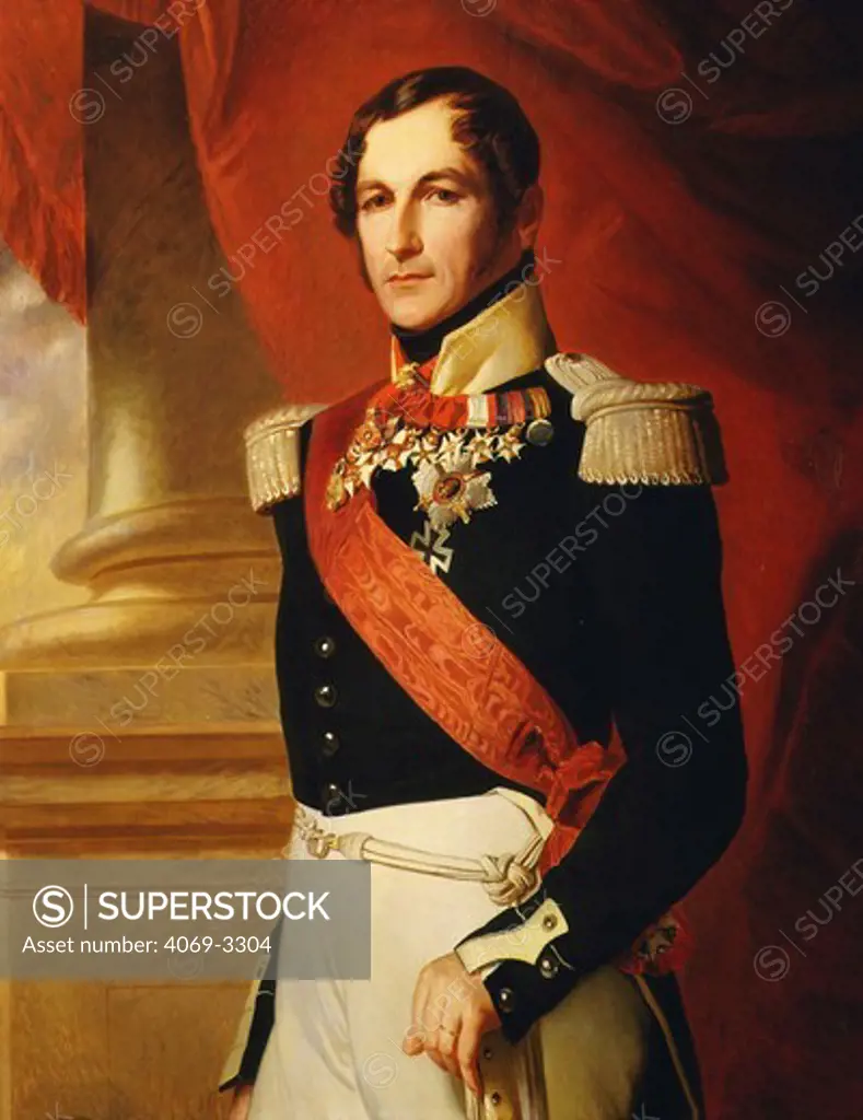 Portrait of LEOPOLD I, 1790-1865, King of Belgium, 1865